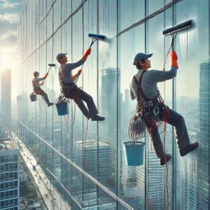 Yahyalar-Semti Dış Cephe Cam Temizliği